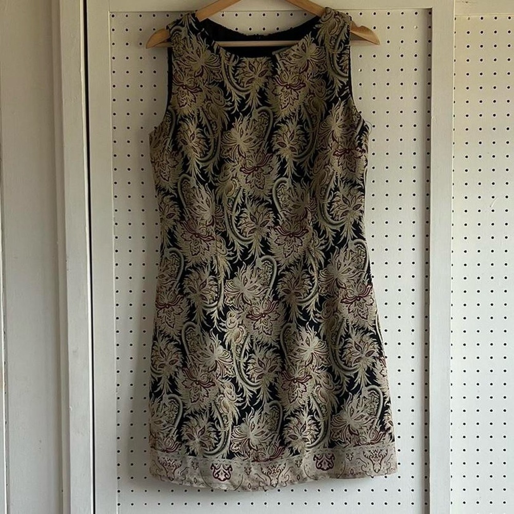 90s Chic Paisley Mini Dress